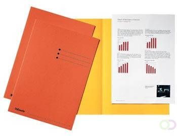Esselte dossiermap oranje karton van 180 g m² pak van 100 stuks